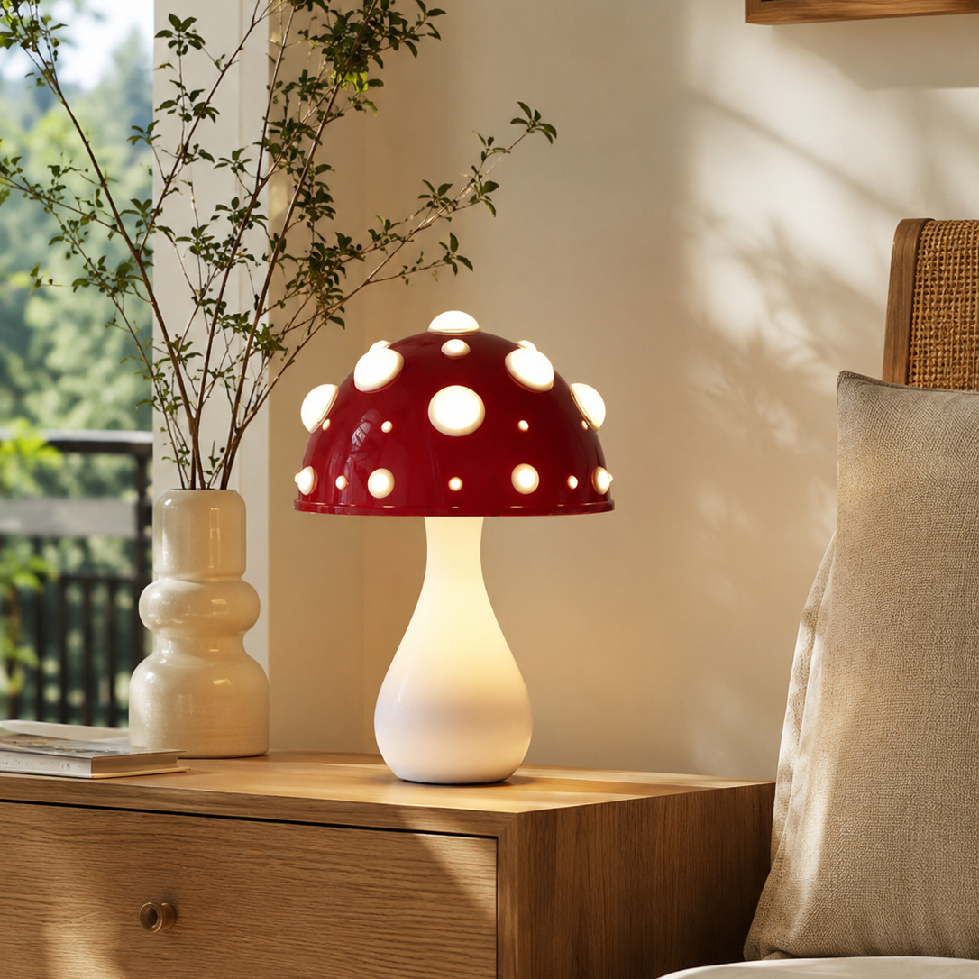 Lampe de Table Champignon Design